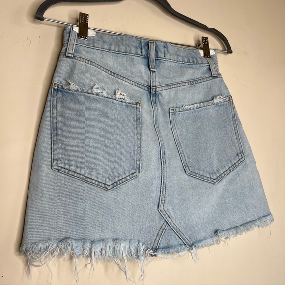 Agolde Quinn High Rise Skirt in Vega - Picture 12 of 16